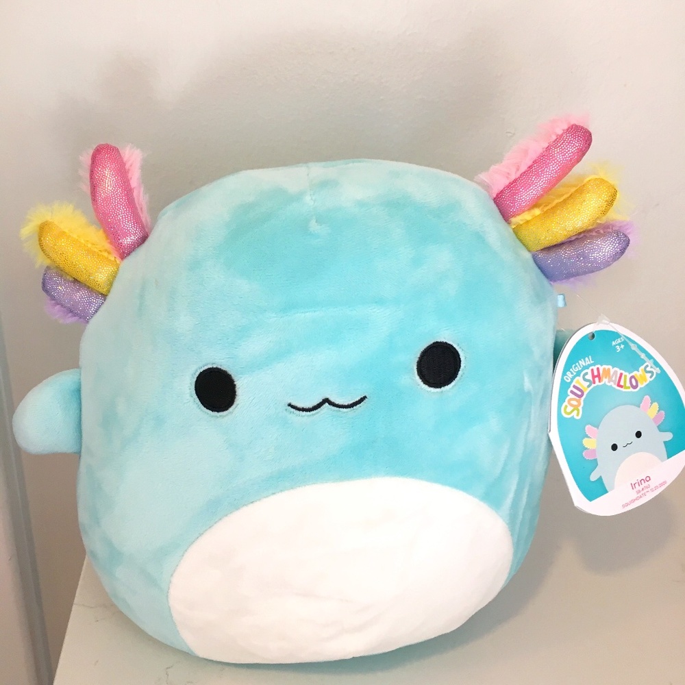 NWT, Irina the Axolotl, Squishmallow, 8 inch